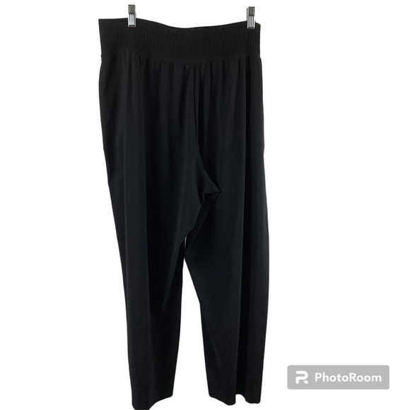Athleta Black Cosmic Crop Wide Leg Pants - Picture 2 of 6